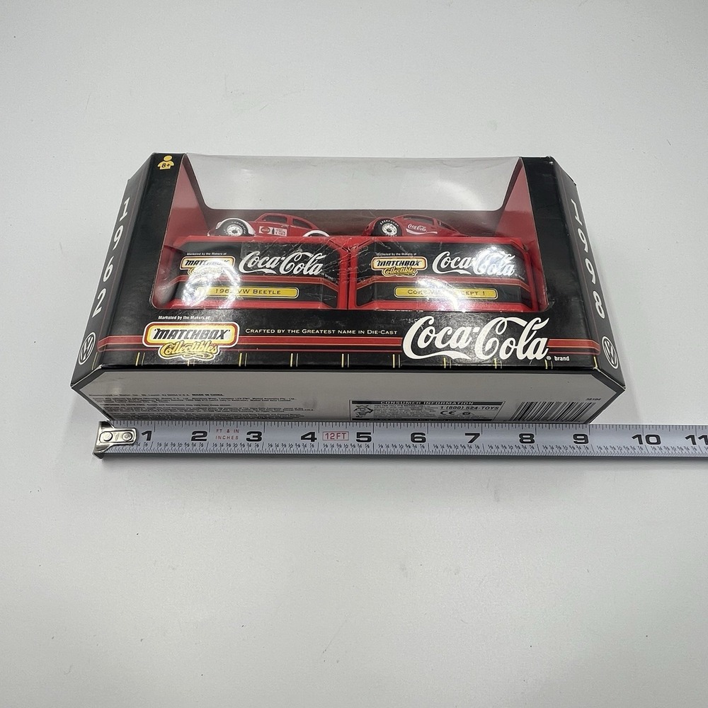 Matchbox 1:64 scale Coca-Cola‎ series 1962 VW Beetle & 1998 VW Concept 1 - Picture 7 of 9